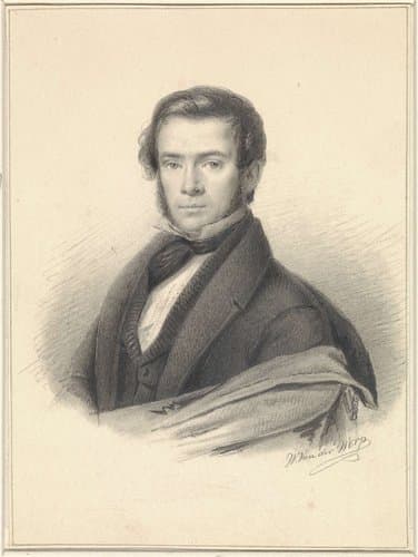 Portret van George Gillis Haanen by Willem van der Worp