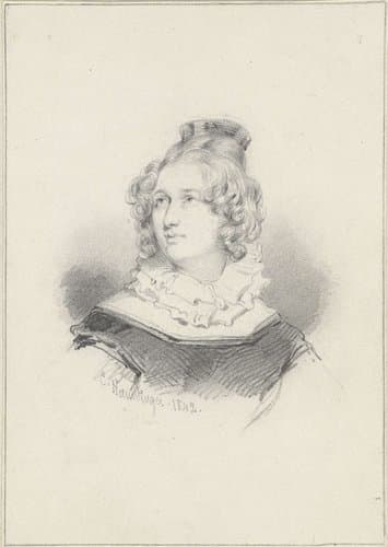 Portret van Charlotte Hay by Coenraad Hamburger