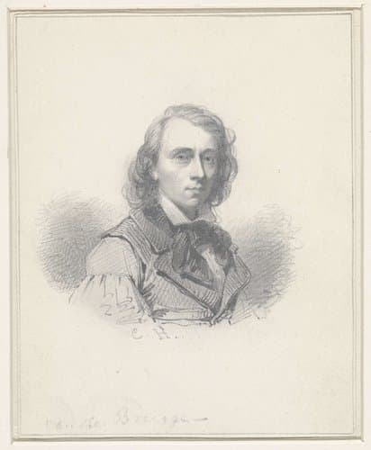 Portret van Guilaume Anne van der Brugghen by Coenraad Hamburger