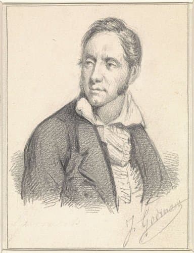 Portret van Josef Geirnaert by Jacobus Ludovicus Godinau
