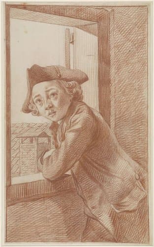 Portret van Hermanus Fock by Anthony Andriessen