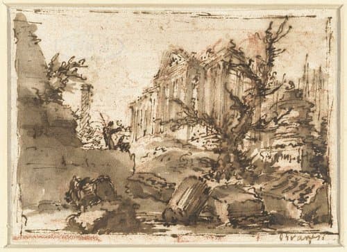 Romeinse ruïnes by Giovanni Battista Piranesi