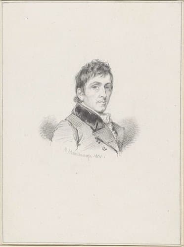 Portret van Charles Howard Hodges by Coenraad Hamburger