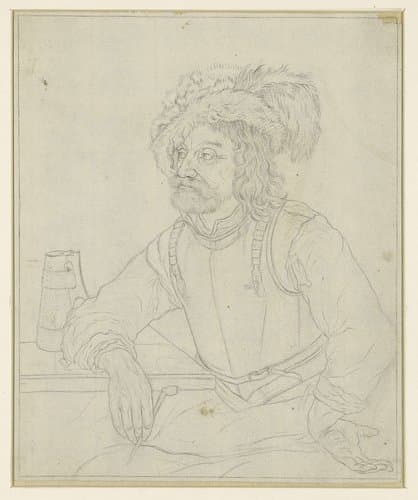 Krijgsman aan tafel