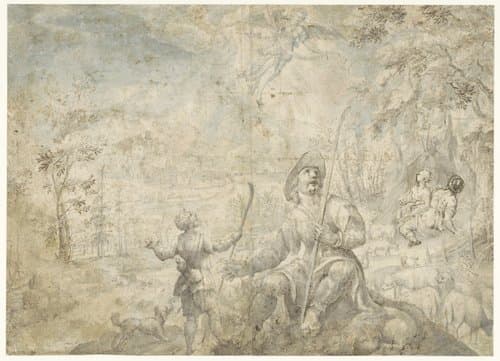 Verkondiging aan de herders by anonymous