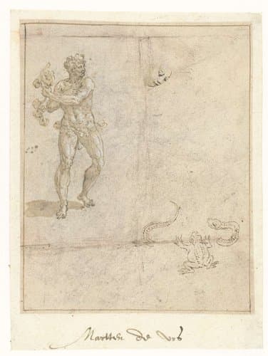Staande man by Maerten de Vos