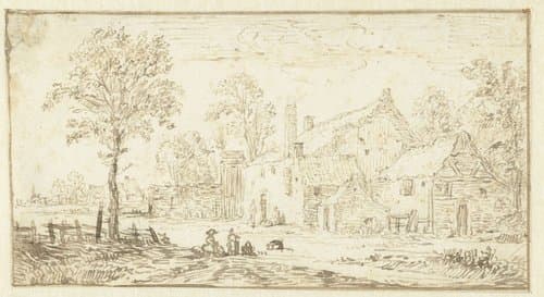 Dorpsstraat by Jan van Goyen