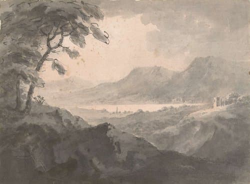 Meer in de bergen by Richard Wilson