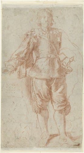 Studie voor een portret van een jonge edelman by Justus Sustermans
