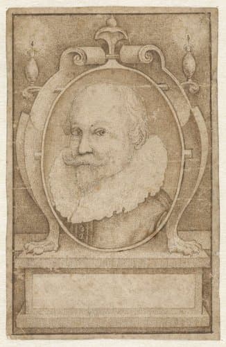 Portret van een man by Monogrammist WS (graveur)