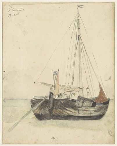 Visserspink te Katwijk by Gerhard Morgenstjerne Munthe