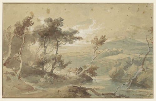 Berglandschap met rivier