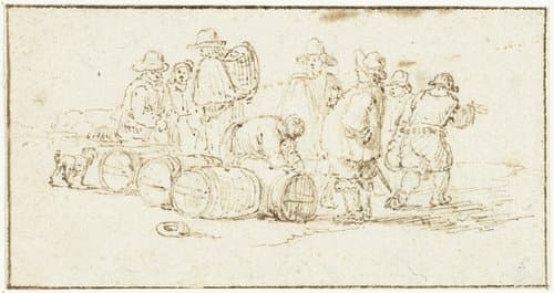 Inpakken van tonnen by anonymous