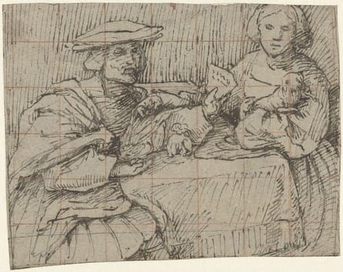 Study of a Married Couple by Lorenzo Lotto