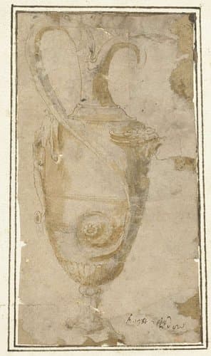 Siervaas met hengsel by anonymous