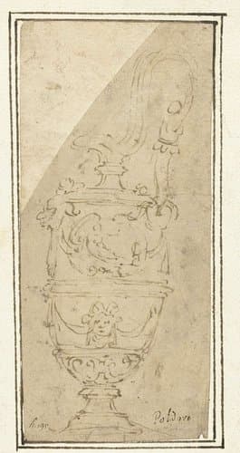Siervaas met hengsel by anonymous