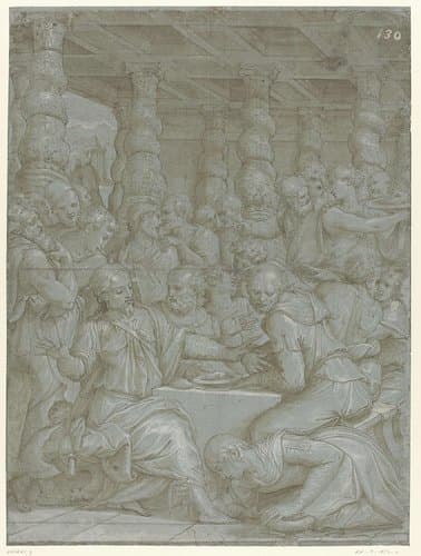 Christ in the House of Simon the Pharisee by Giorgio Vasari