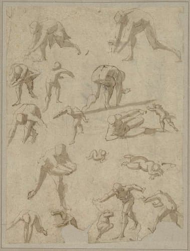Bewegende figuren by Luca Cambiaso