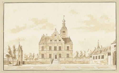 Huis Zuilestein of Zuylestein by Abraham Rademaker