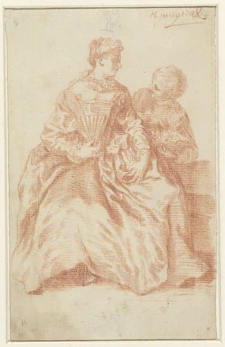 Amoureus paar by anonymous