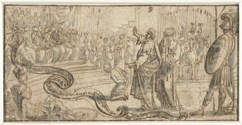 Veroordelingsscène by anonymous