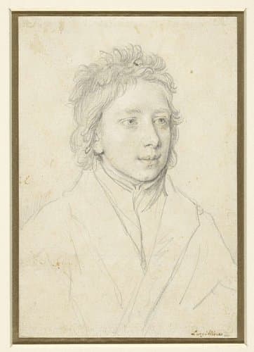 Portret van een jongeman by anonymous