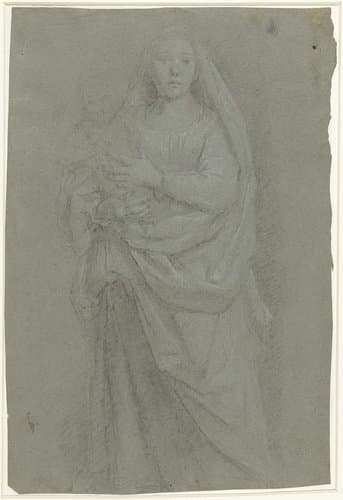 Schetsbladen met figuurstudies by Pasquale Ottini