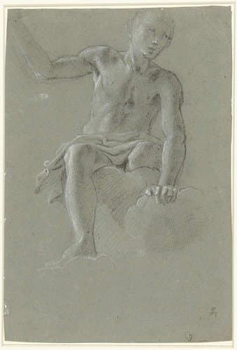 Schetsbladen met figuurstudies by anonymous