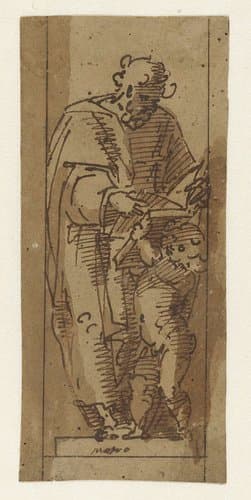 Evangelist Mattheus by Luca Cambiaso