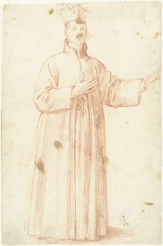 Staande geestelijke by Giuseppe Cesari