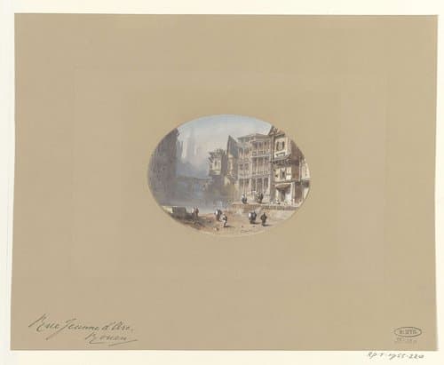 Rue Jeanne d'Arc te Rouen