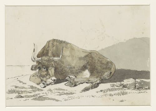 Liggend rund by David Alphonse de Sandoz-Rollin