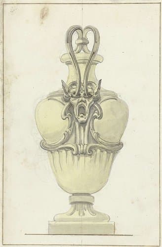 Siervaas met hoog hengsel by anonymous