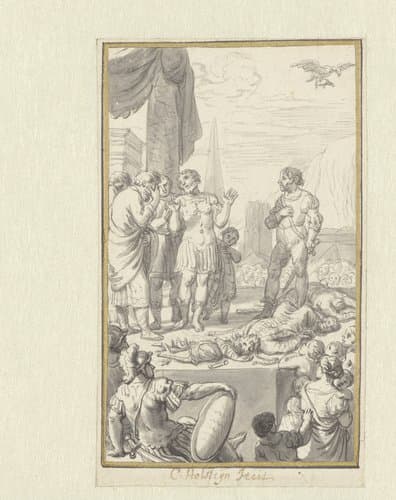 Terechtstelling by Cornelis Holsteyn