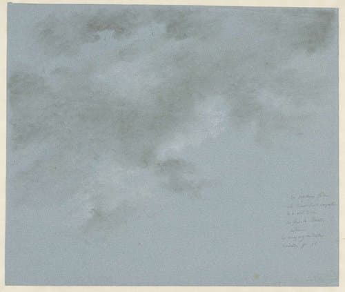 Studie van wolken by Pierre-Louis De la Rive