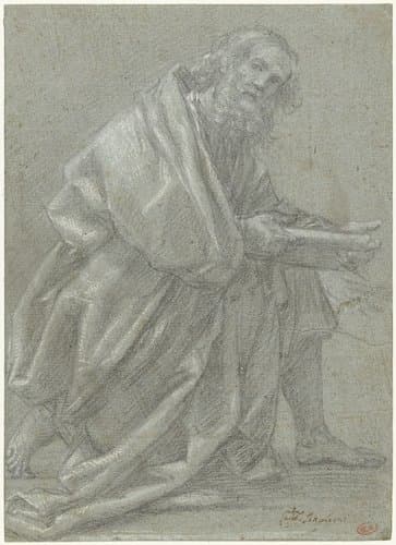 Studie voor een knielende apostel by Giovanni Baglione