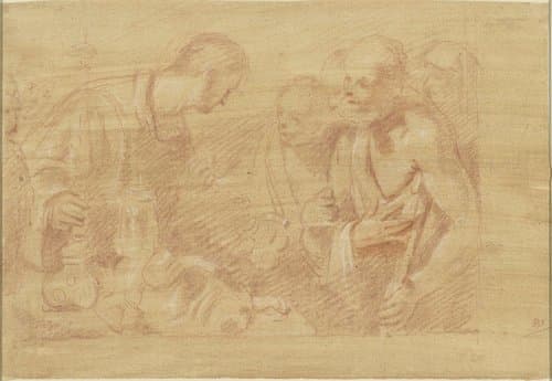 H. Laurentius en de armen by Alessandro Casolani