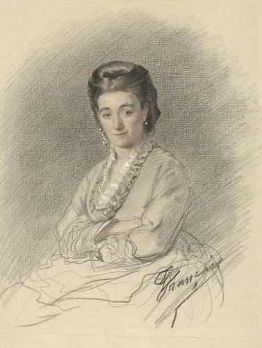 Zittende dame by François-Louis Français