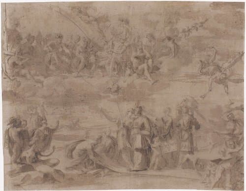 Allegorische voorstelling by Hans von Aachen