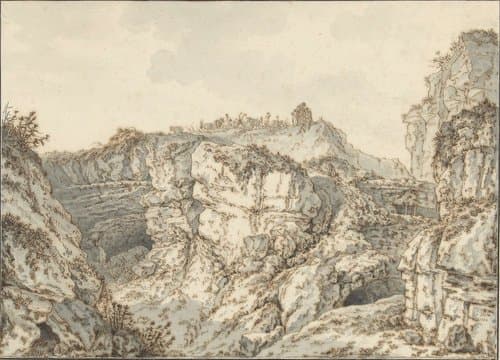 Rotspartij op Montmartre by Johann Georg Wille