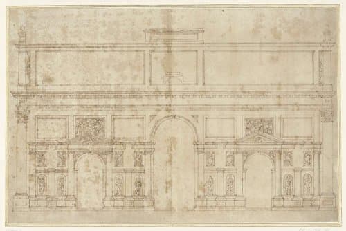 Façade-ontwerp by Leone Leoni