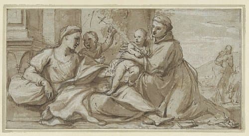 Maria met Christuskind by Gregorio Lazzarini