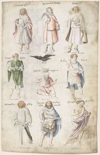 Negen mannen uit de Oudheid by Barthélémy d'Eyck