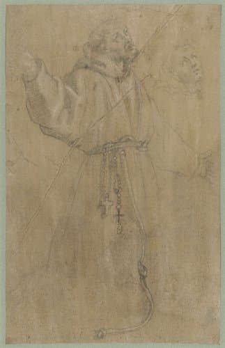 Heilige Franciscus op het ogenblik van de stigmatisatie by Cigoli