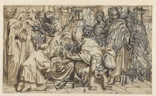 Voorstudie voor een besnijdenis by anonymous