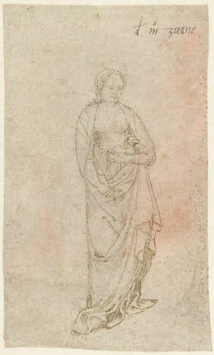 Staande heilige Agnes by Giovanni Badile (I)