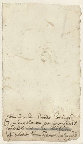 Schets van een deel van een mast by Willem van de Velde (I)