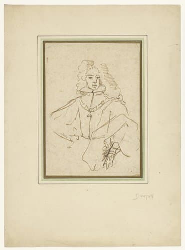 Portretstudie voor een ridder van het Gulden Vlies by anonymous