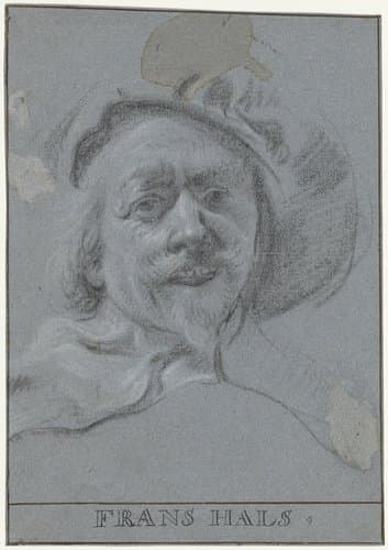 Portret van Frans Hals by anonymous
