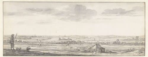 Vergezicht over een rivierland by Aelbert Cuyp